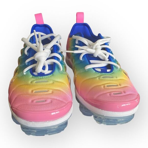 Nike Air Vapormax Plus "Cotton Candy Rainbow" Womens size 7 FJ4550-606 New - Picture 2 of 8